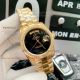 Perfect Replica Rolex Day Date Black Face Yellow Gold Diamond Bezel All Gold Band 36mm Watch  (10)_th.jpg
